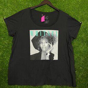 Whitney Houston Hip-hop T-shirt size 2XL